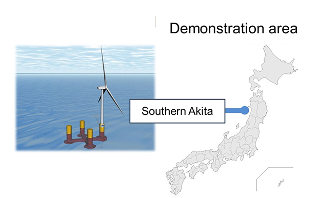 Image of the Project (Floater image source: Japan Marine United Corporation)