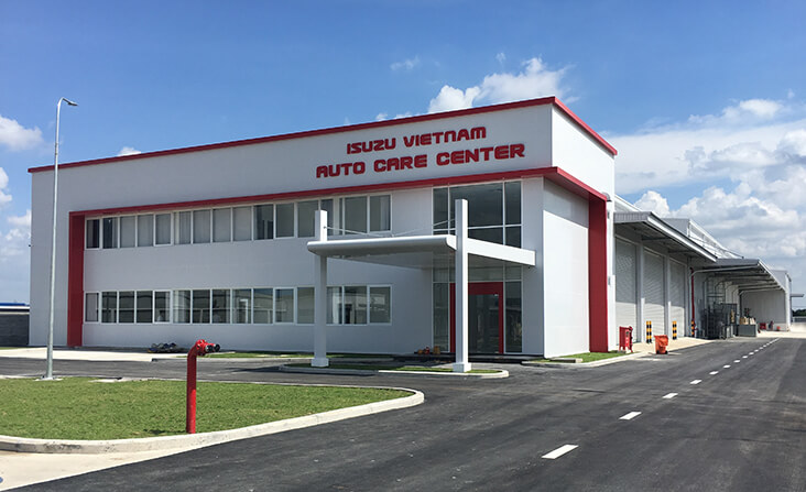 Construction of New Auto Care Center for Isuzu Vietnam