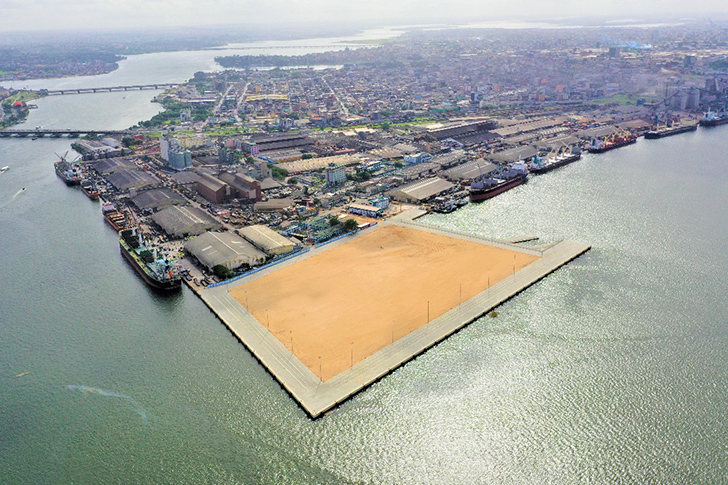 Construction Work Of The Abidjan Port Cereal Berth