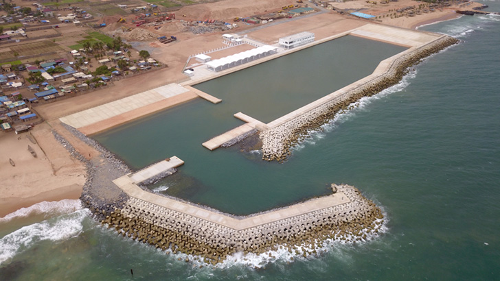 ロメ漁港整備計画